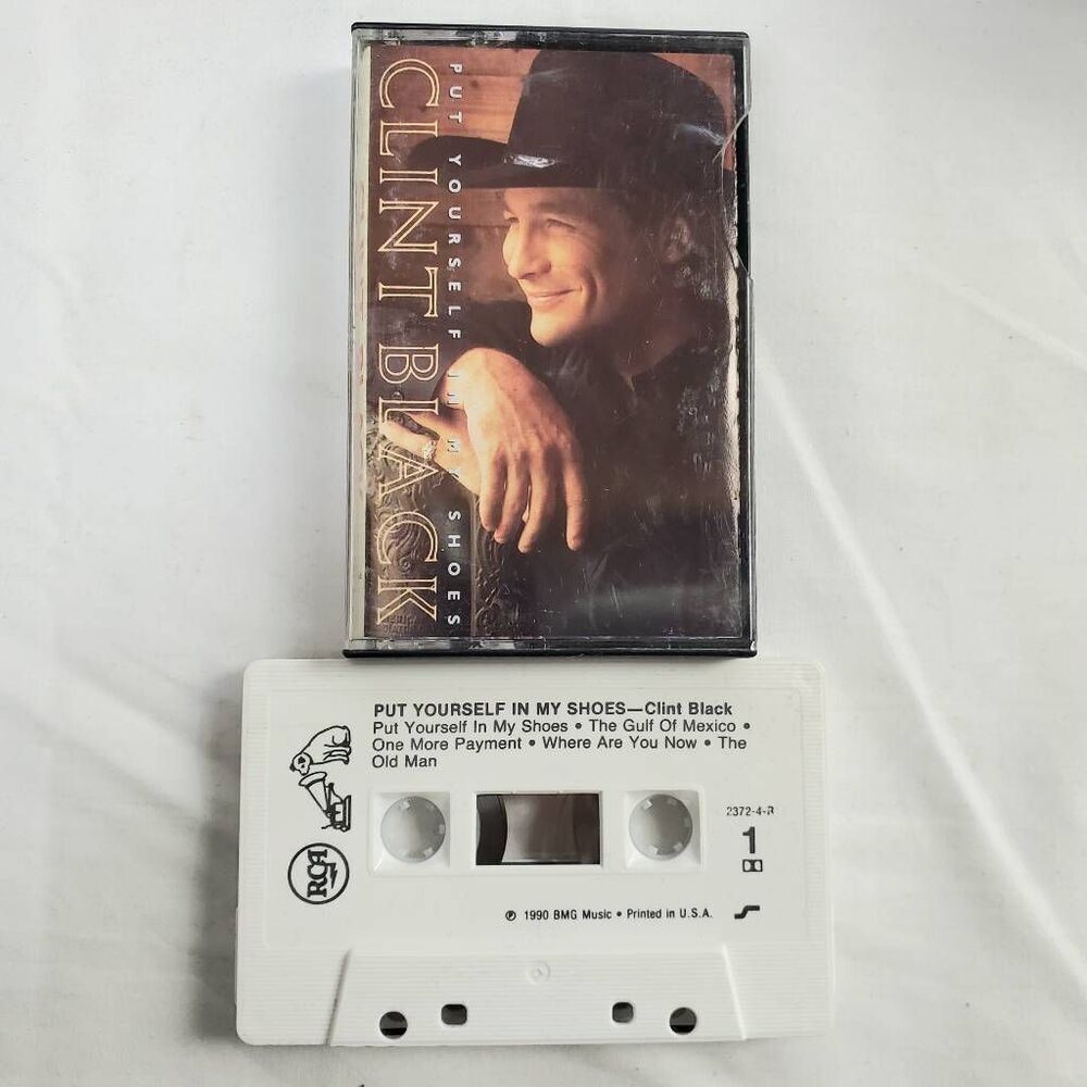 Clint Black Put Yourself In My Shoes Cassette 1990 RCA